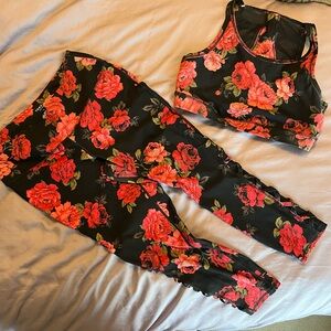 Torrid rose workout set size 1